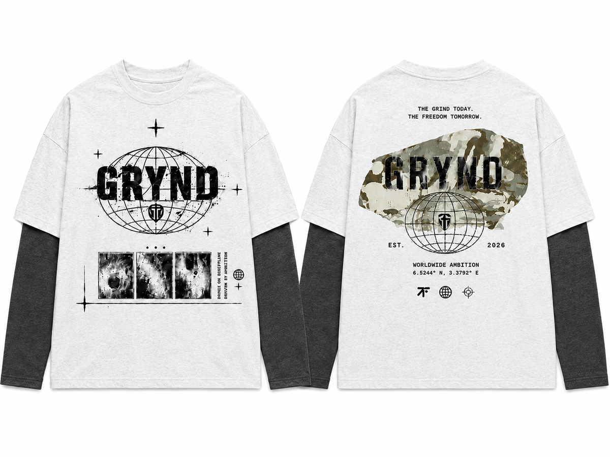 GRYND DOUBLE-LAYERED TEE