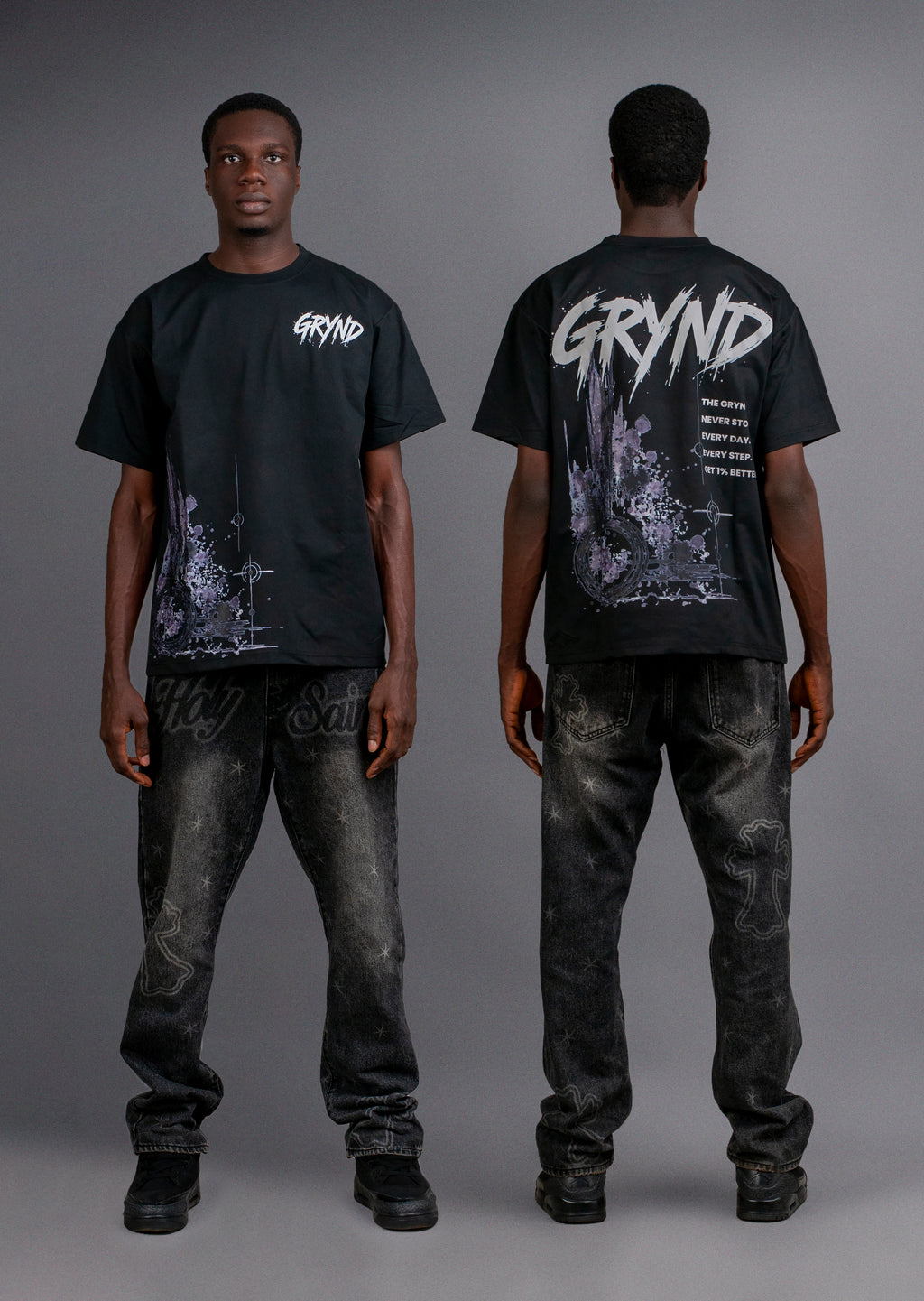 GRYND ROUND-NECK TEE