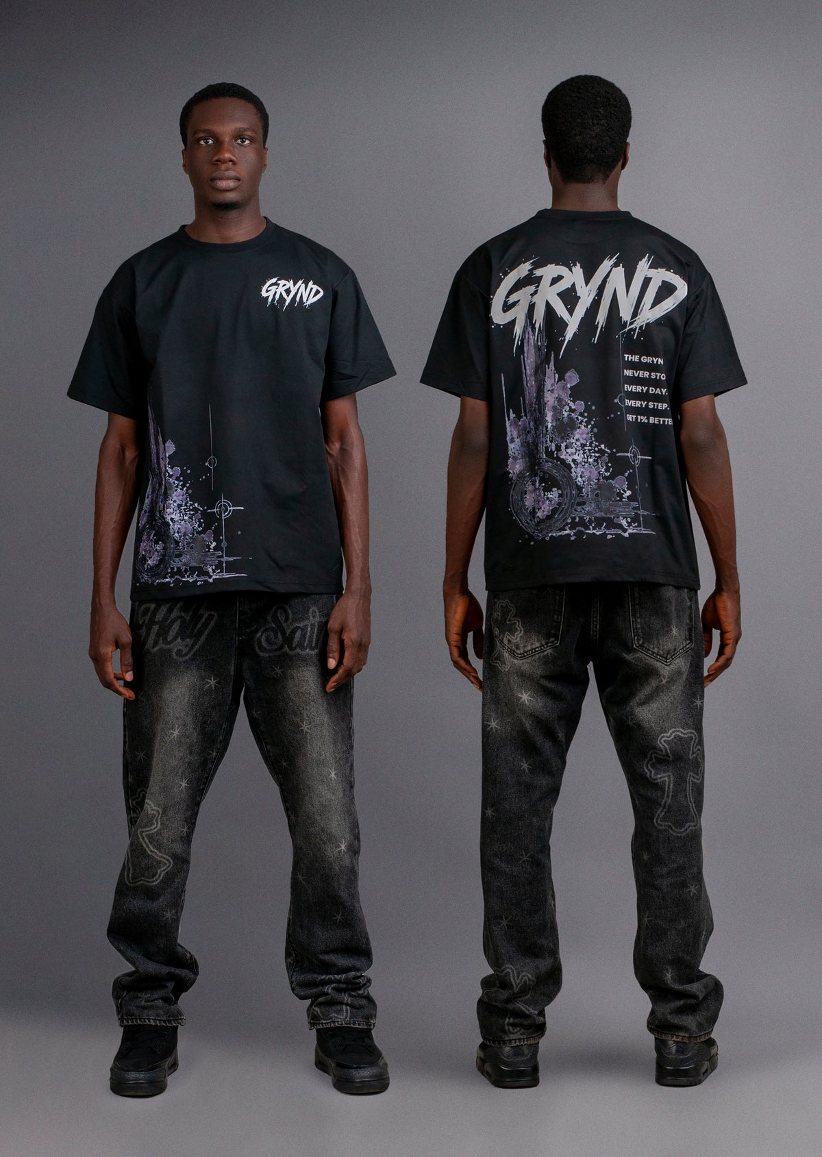 GRYND ROUND-NECK TEE