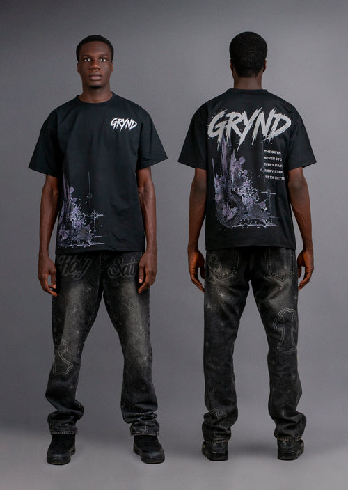 GRYND ROUND-NECK TEE