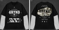 GRYND DOUBLE-LAYERED TEE