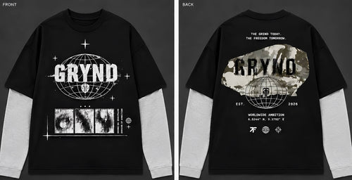 GRYND DOUBLE-LAYERED TEE